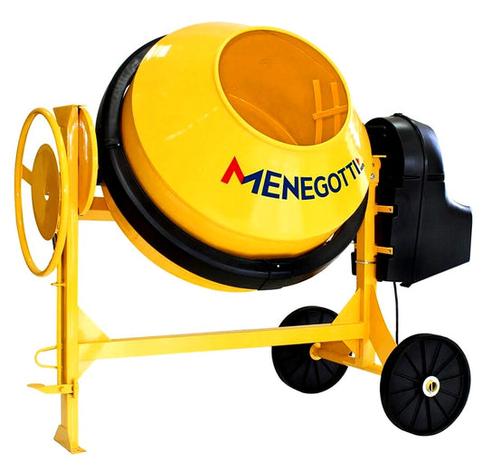 Betoneira 400L 2CV 4 Polos Monofásica 220V com Kit de Segurança MENEGOTTI-PRIME400