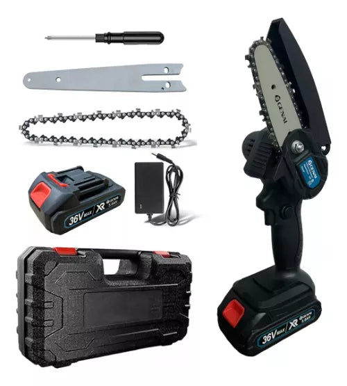 Motosserra Eletrica 36v Bateria Leve Portátil 4 E 6 Polegada Cor Preto 110v/220v
